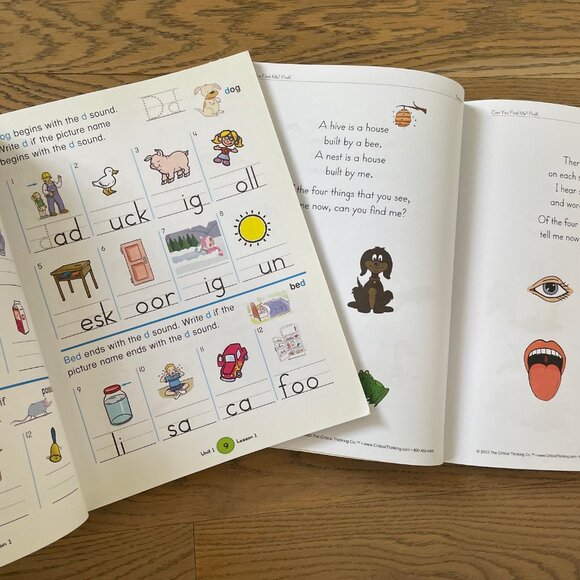 Learning books, Prek-1st grade, softcover - Picture 2 of 4